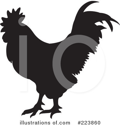 Royalty-Free (RF) Rooster Clipart Illustration by dero - Stock Sample #223860