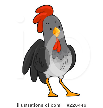 Royalty-Free (RF) Rooster Clipart Illustration by BNP Design Studio - Stock Sample #226446