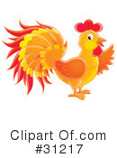 Rooster Clipart #31217 by Alex Bannykh
