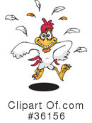 Rooster Clipart #36156 by Dennis Holmes Designs