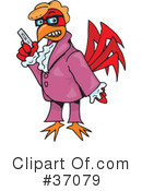 Rooster Clipart #37079 by Dennis Holmes Designs