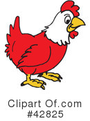 Rooster Clipart #42825 by Dennis Holmes Designs