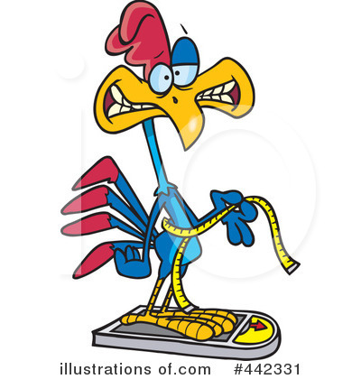 Royalty-Free (RF) Rooster Clipart Illustration by toonaday - Stock Sample #442331