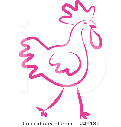 Royalty-Free (RF) Rooster Clipart Illustration by Prawny - Stock Sample #49137