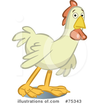 Royalty-Free (RF) Rooster Clipart Illustration by Frisko - Stock Sample #75343