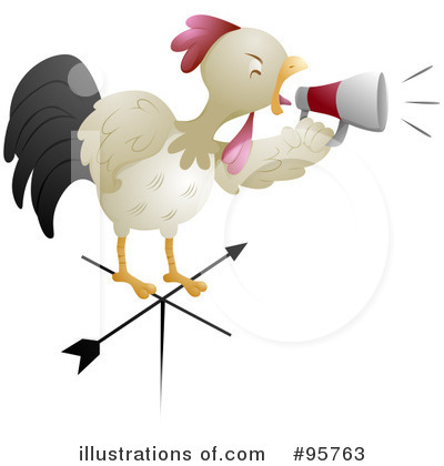 Royalty-Free (RF) Rooster Clipart Illustration by BNP Design Studio - Stock Sample #95763