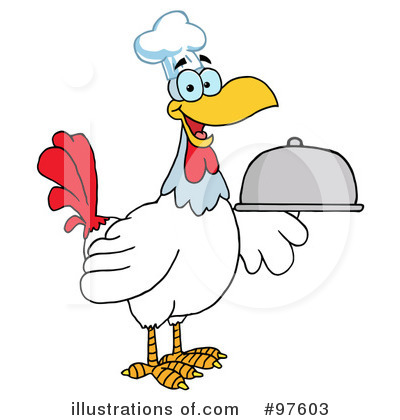Royalty-Free (RF) Rooster Clipart Illustration by Hit Toon - Stock Sample #97603