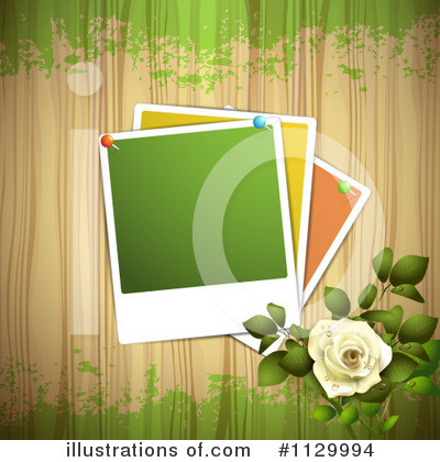 Royalty-Free (RF) Rose Background Clipart Illustration by merlinul - Stock Sample #1129994