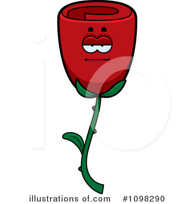 Royalty-Free (RF) Rose Clipart Illustration by Cory Thoman - Stock Sample #1098290
