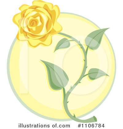 Royalty-Free (RF) Rose Clipart Illustration by Amanda Kate - Stock Sample #1106784