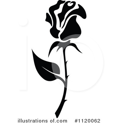 Royalty-Free (RF) Rose Clipart Illustration by Vector Tradition SM - Stock Sample #1120062