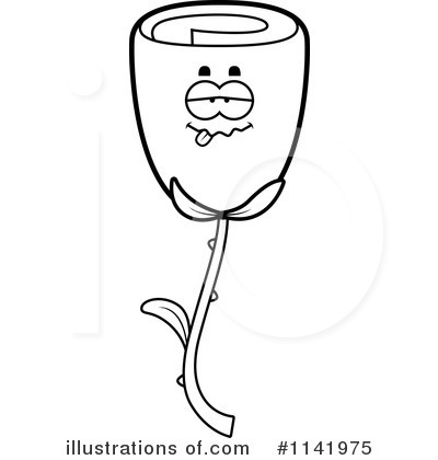 Royalty-Free (RF) Rose Clipart Illustration by Cory Thoman - Stock Sample #1141975
