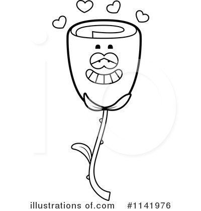 Royalty-Free (RF) Rose Clipart Illustration by Cory Thoman - Stock Sample #1141976