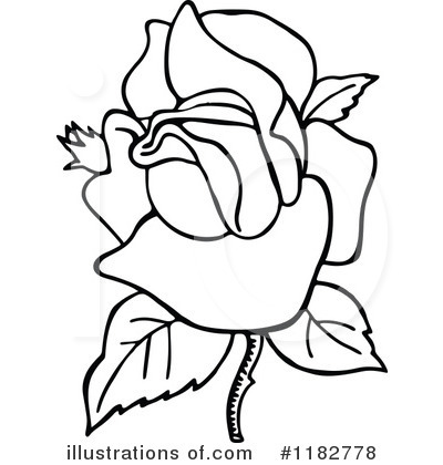 Royalty-Free (RF) Rose Clipart Illustration by Prawny - Stock Sample #1182778