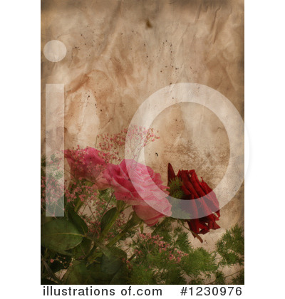 Royalty-Free (RF) Rose Clipart Illustration by KJ Pargeter - Stock Sample #1230976