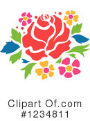 Rose Clipart #1234811 by BNP Design Studio