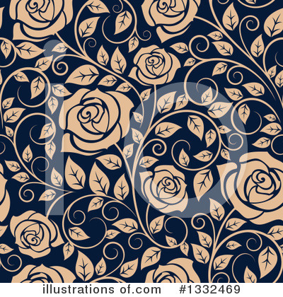 Royalty-Free (RF) Rose Clipart Illustration by Vector Tradition SM - Stock Sample #1332469