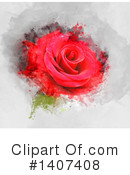 Rose Clipart #1407408 by KJ Pargeter