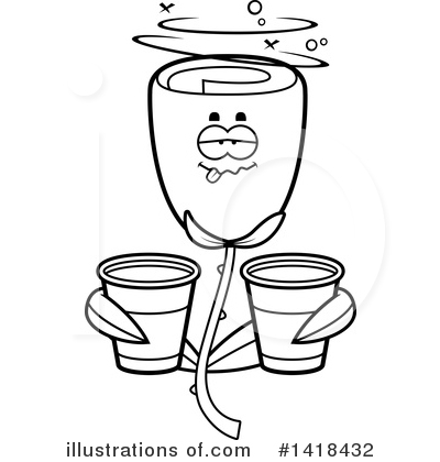 Royalty-Free (RF) Rose Clipart Illustration by Cory Thoman - Stock Sample #1418432