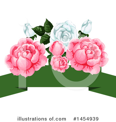 Royalty-Free (RF) Rose Clipart Illustration by Vector Tradition SM - Stock Sample #1454939