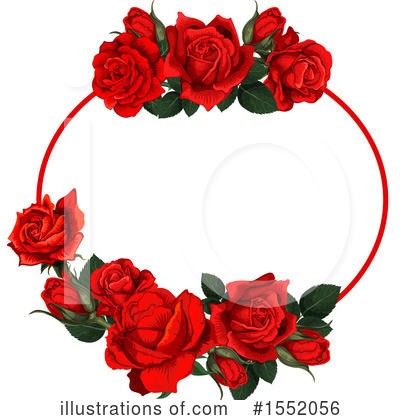 Royalty-Free (RF) Rose Clipart Illustration by Vector Tradition SM - Stock Sample #1552056