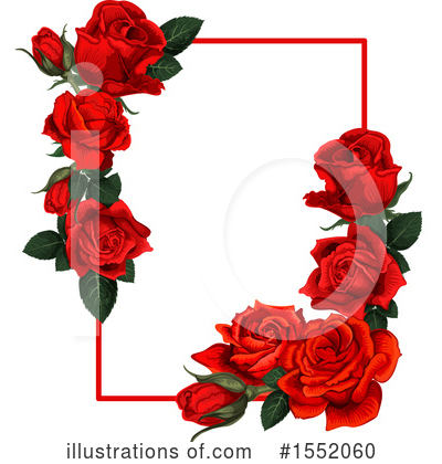 Royalty-Free (RF) Rose Clipart Illustration by Vector Tradition SM - Stock Sample #1552060