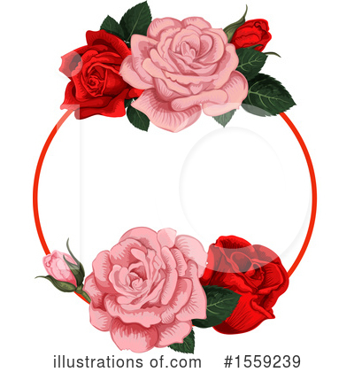 Royalty-Free (RF) Rose Clipart Illustration by Vector Tradition SM - Stock Sample #1559239