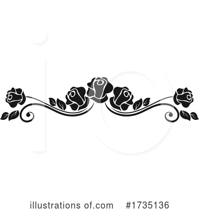 Royalty-Free (RF) Rose Clipart Illustration by Vector Tradition SM - Stock Sample #1735136