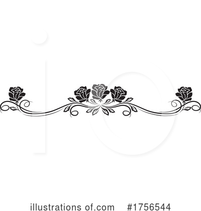 Royalty-Free (RF) Rose Clipart Illustration by Vector Tradition SM - Stock Sample #1756544