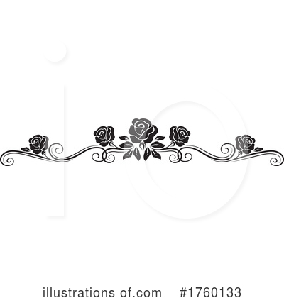 Royalty-Free (RF) Rose Clipart Illustration by Vector Tradition SM - Stock Sample #1760133