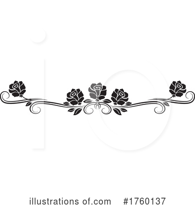 Royalty-Free (RF) Rose Clipart Illustration by Vector Tradition SM - Stock Sample #1760137