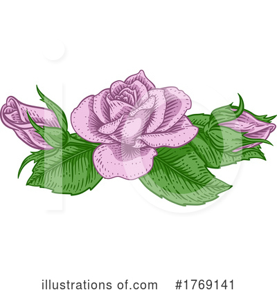 Royalty-Free (RF) Rose Clipart Illustration by AtStockIllustration - Stock Sample #1769141