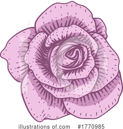 Royalty-Free (RF) Rose Clipart Illustration by AtStockIllustration - Stock Sample #1770985