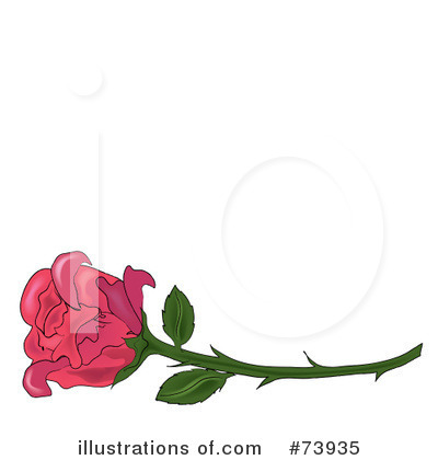 Royalty-Free (RF) Rose Clipart Illustration by Pams Clipart - Stock Sample #73935