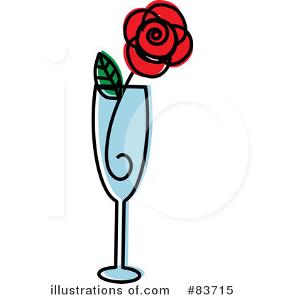 Royalty-Free (RF) Rose Clipart Illustration by Rosie Piter - Stock Sample #83715