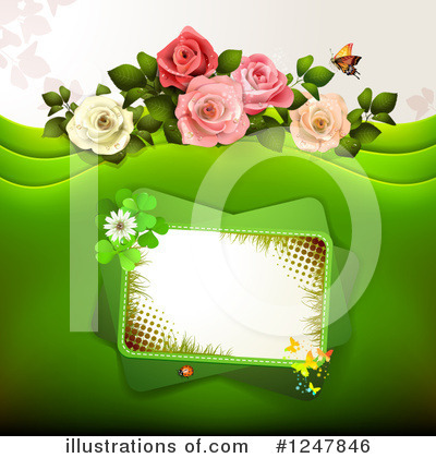Royalty-Free (RF) Roses Clipart Illustration by merlinul - Stock Sample #1247846