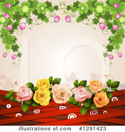 Royalty-Free (RF) Roses Clipart Illustration by merlinul - Stock Sample #1291423