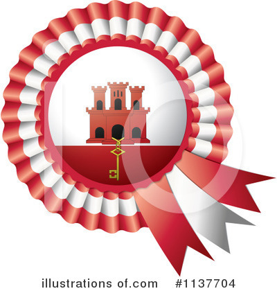 Royalty-Free (RF) Rosette Clipart Illustration by MilsiArt - Stock Sample #1137704