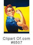 Rosie The Riveter Clipart #6507 by JVPD