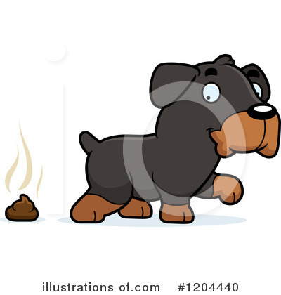 Royalty-Free (RF) Rottweiler Clipart Illustration by Cory Thoman - Stock Sample #1204440