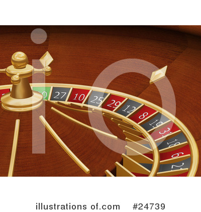 Roulette Wheel Clipart #24739 by KJ Pargeter