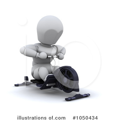 Rowing Machine Clipart #1050434 by KJ Pargeter
