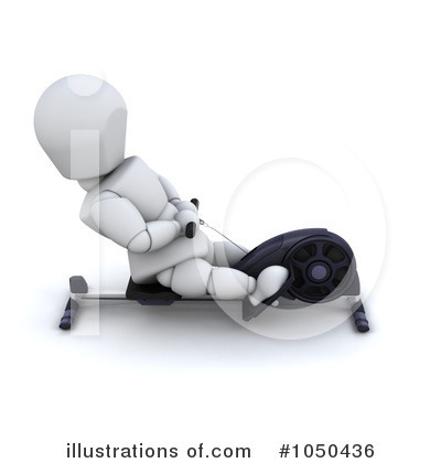 Royalty-Free (RF) Row Machine Clipart Illustration by KJ Pargeter - Stock Sample #1050436