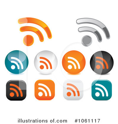 Rss Clipart #1061117 by Vector Tradition SM