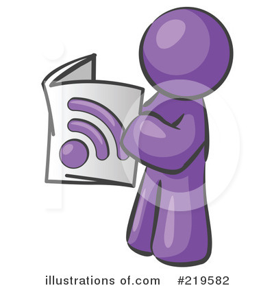 Royalty-Free (RF) Rss Clipart Illustration by Leo Blanchette - Stock Sample #219582