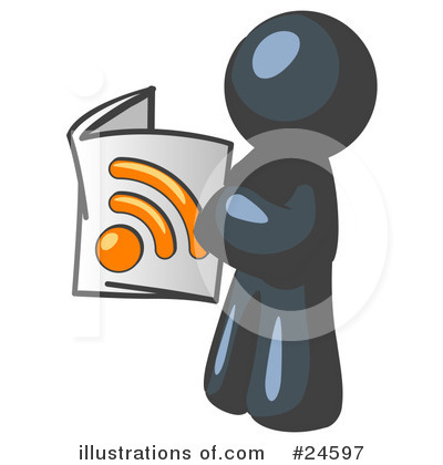 Royalty-Free (RF) Rss Clipart Illustration by Leo Blanchette - Stock Sample #24597