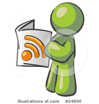 Royalty-Free (RF) Rss Clipart Illustration by Leo Blanchette - Stock Sample #24600