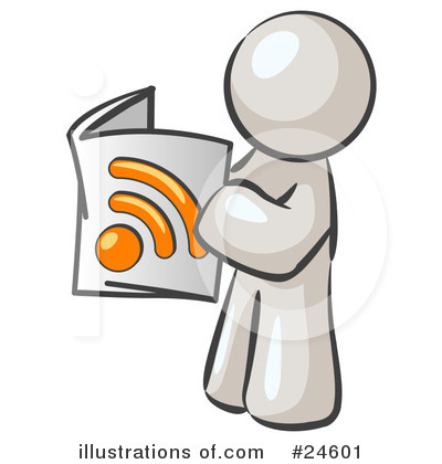 Royalty-Free (RF) Rss Clipart Illustration by Leo Blanchette - Stock Sample #24601