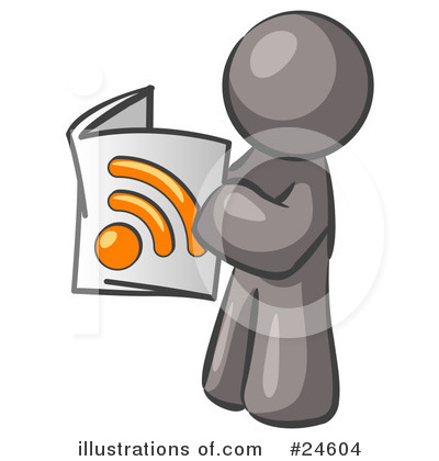 Royalty-Free (RF) Rss Clipart Illustration by Leo Blanchette - Stock Sample #24604