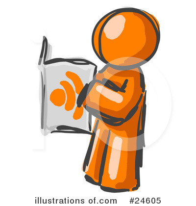 Royalty-Free (RF) Rss Clipart Illustration by Leo Blanchette - Stock Sample #24605